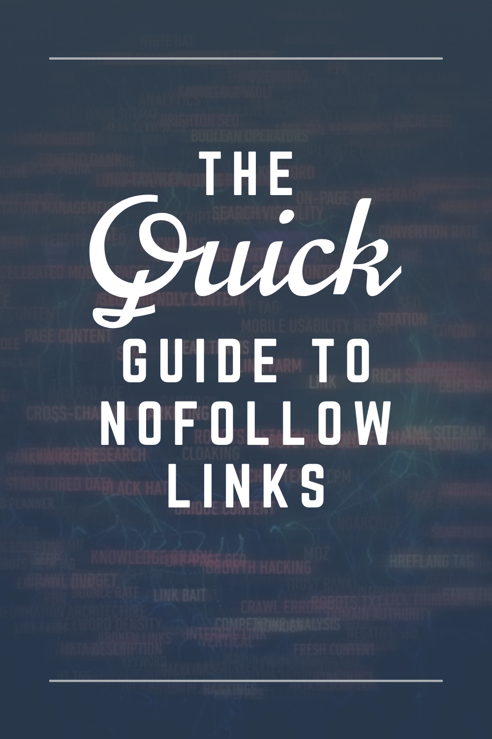 The quick guide to nofollow links by WebWiskee