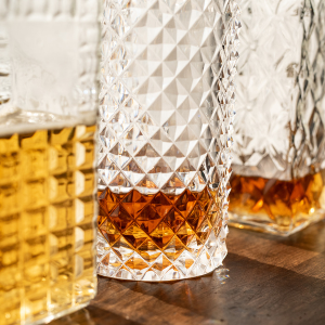 cut glass whiskey decanters